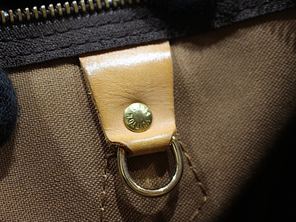 LOUIS VUITTON Speedy Monogram Graffiti Handbag Brown